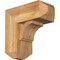 Ekena Millwork Imperial Craftsman Rough Sawn Bracket w/ Offset Brace, Western Red Cedar, 8"W x 18"D x 18"H BKT0806X18X18IMP04RWR - alternate 1